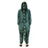 Snuggs Blanket Animal Onesie Dinosaur neon green
